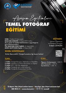 Temel Fotoğrafçılık Eğitimi